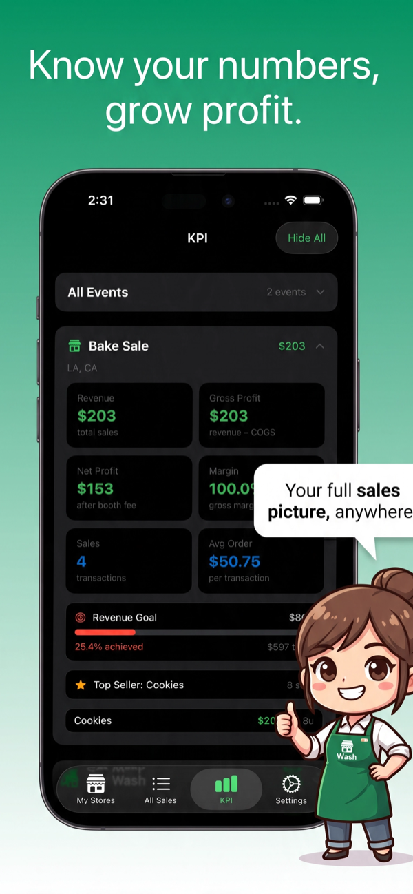 My Pop-up Store — Know your numbers, grow profit